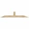 Ekena Millwork Portland Rough Sawn Timber Gable Bracket, Douglas Fir, 84"W x 17"H x 6"D x 6"F, 5/12 Pitch GBW084X17X0606POR00RDF - alternate 1